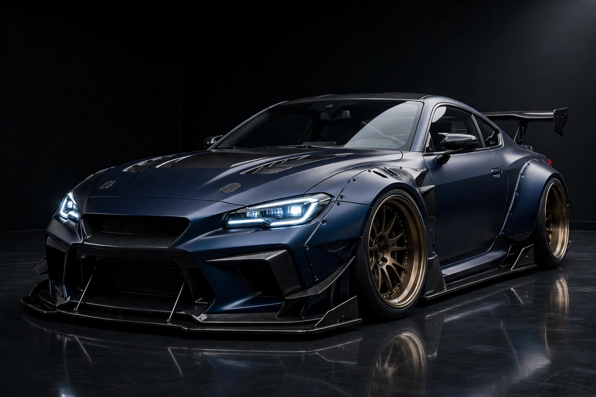 Widebody coupe concept car